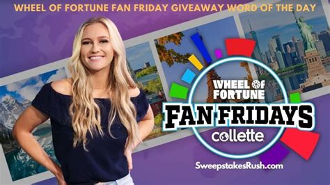 wheel of fortune sweepstakes entry|Words of Fortune Giveaway.